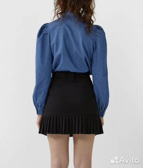 Юбка черная Stradivarius