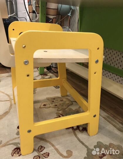 Растущий стол, стул, парта, полка, школа haenim