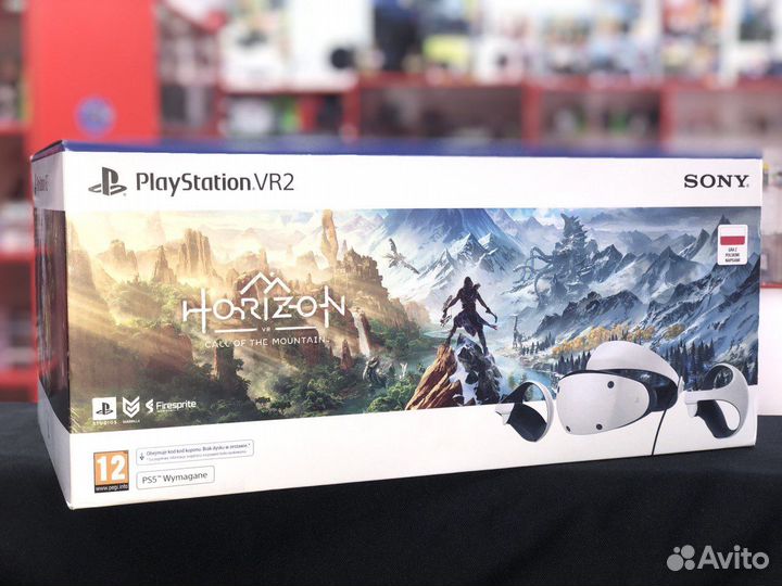 Шлем PlayStation 5 VR2+Игра Horizon Зов Горы