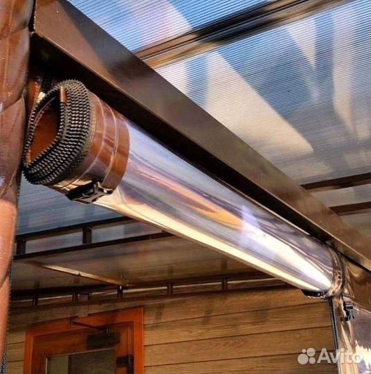 Мягкие гибкие окна на беседку