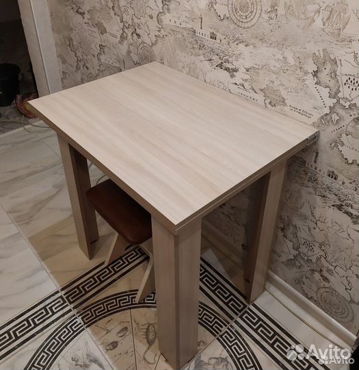 Стол обеденный раскладной Ясень шимо светлый