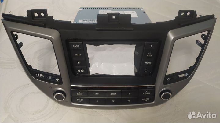 Штатная автомагнитола на hyundai tucson 16+