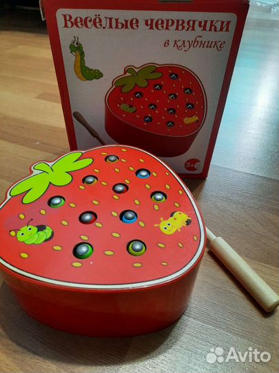 Развивающая игрушка Клибника с червяками