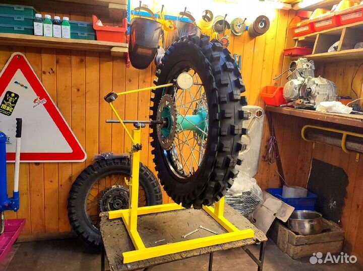 Переспицовка и центровка колес мотоциклов