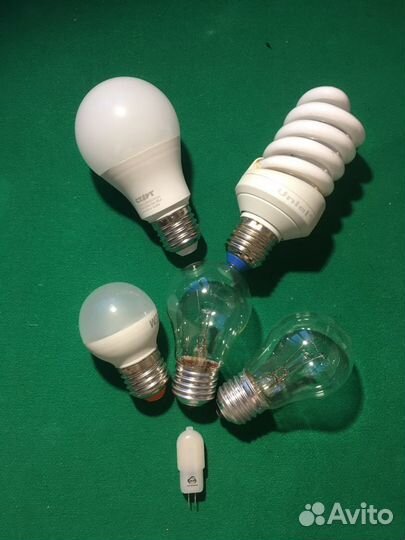 Колодка для удлинителя, лампочки, синяя