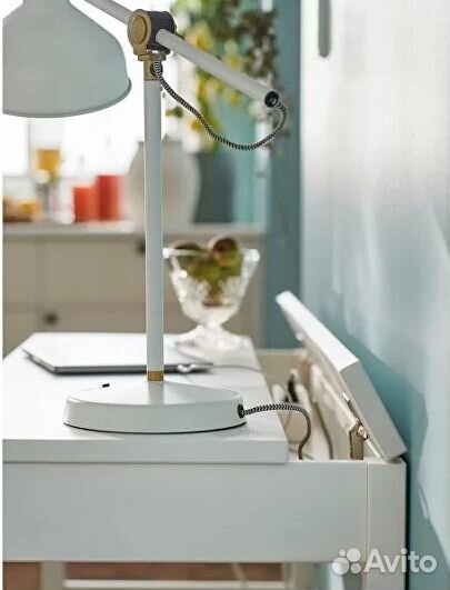 Стол с 2 ящиками Кантри 02, (икеа хемнэс) 120x47см