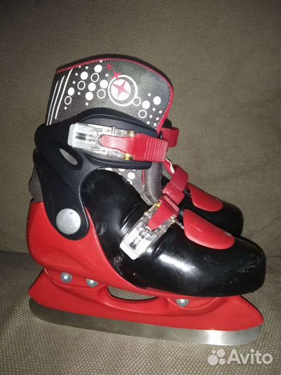 Коньки раздвижные, 30-32 р-р, бу