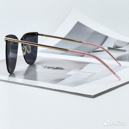 Солнцезащитные очки женские Dior зеркальные розовы