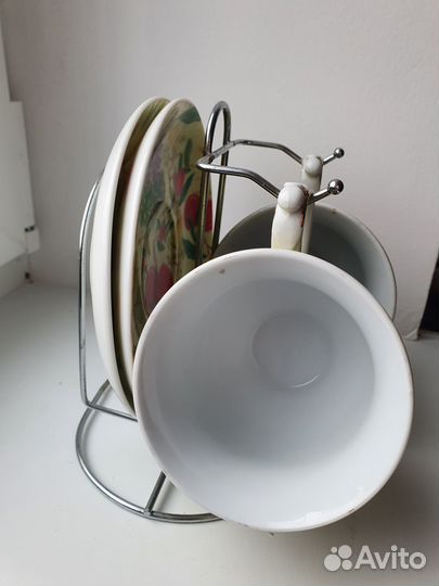 Чайная пара, чашки и блюдца 2 шт