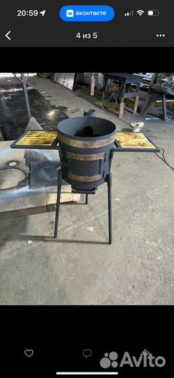 Печь под казан на 12 литров
