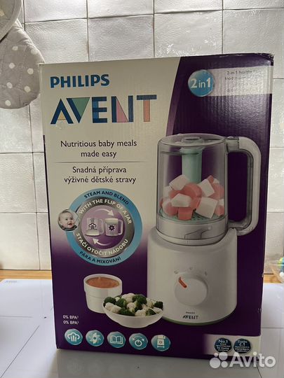 Пароварка блендер philips avent