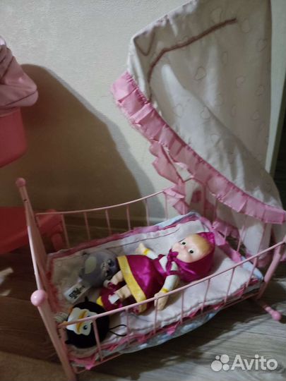 Кроватка люлька для кукол