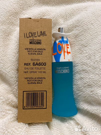 Moschino cheap and chic love Tester edt