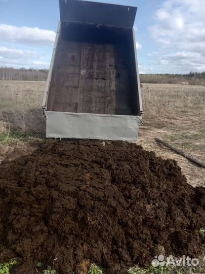 Доставка земли,чернозёма, навоза,торфа,помета