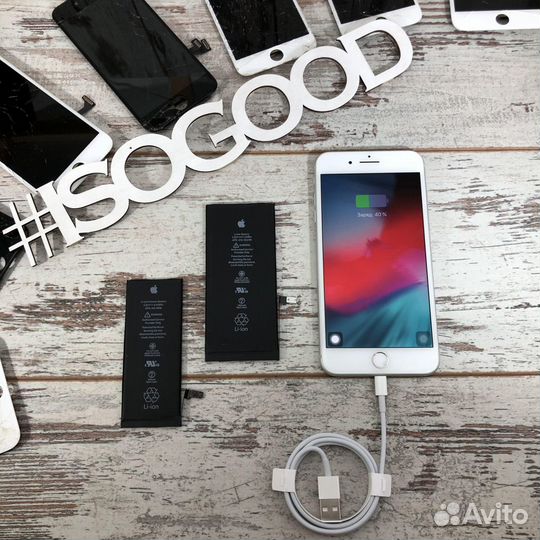 Замена аккумулятора (батареи) iPhone (айфон)