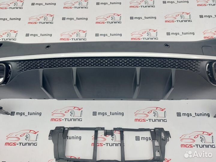 Диффузор с Black насадками 63 Chrome на GLS X167