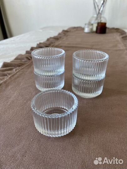 Подсвечник IKEA стекло Икеа