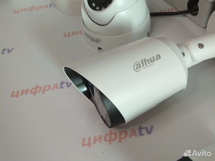 Комплект видеонаблюдения 4Мп Dahua 5 камер zoom