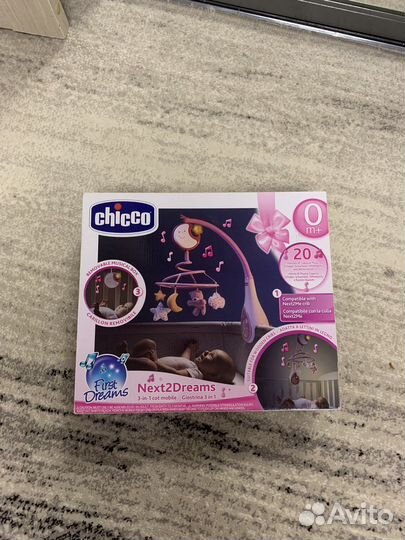 Детский мобиль в кроватку chicco