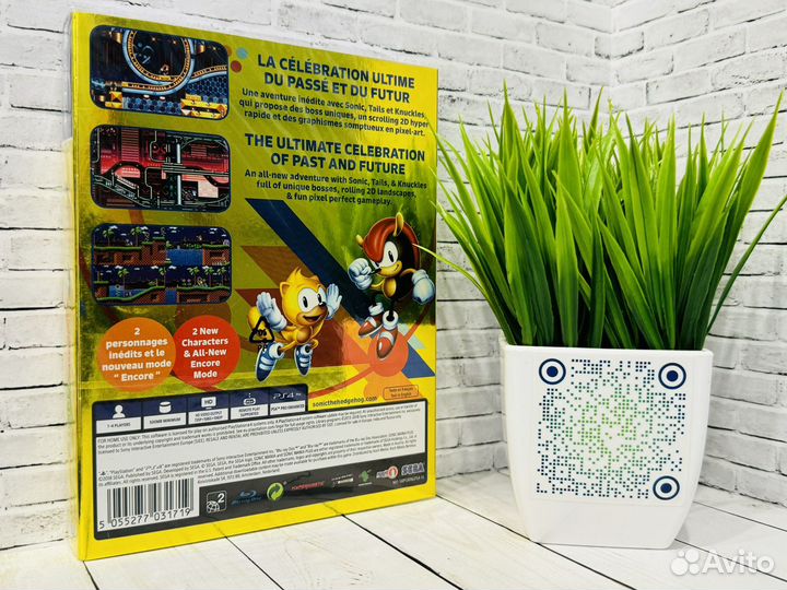 Sonic Mania Plus PS4 (Новый диск)