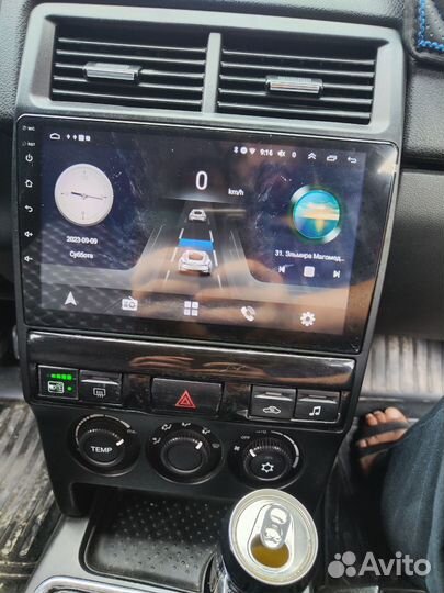 Магнитола на приору 2 с рамкой 9дюйм 4ех ядерный