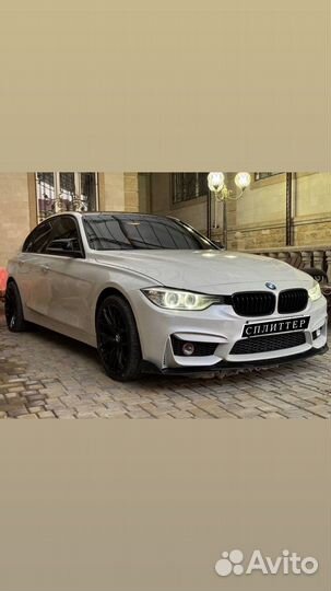 Губа сплиттер на передний бампер BMW