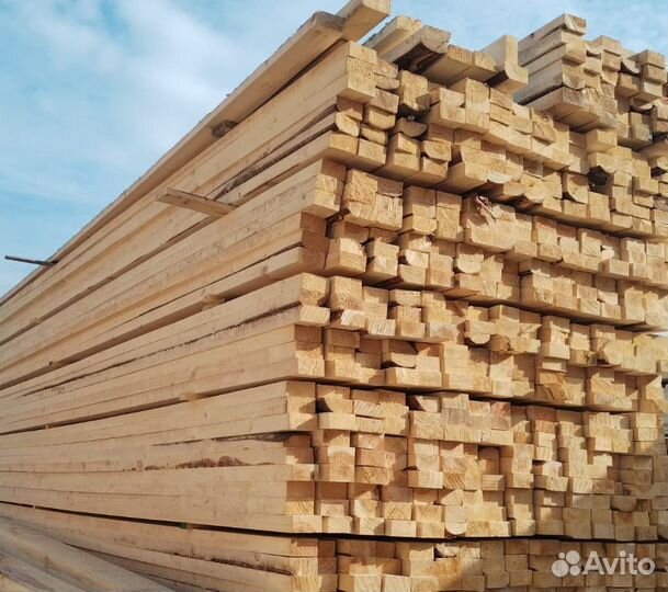 Доска обрезная 2 сорт сосна / ель 40x100x6000