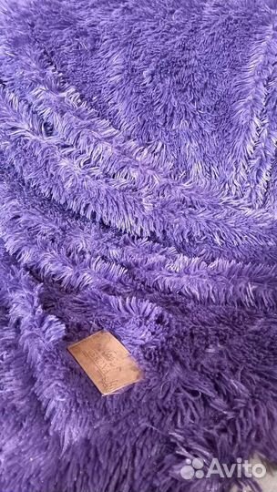 Плед пушистый травка