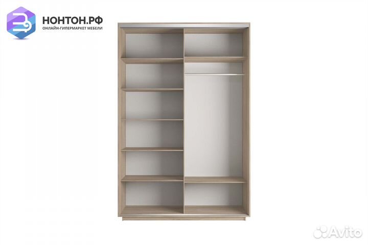 Шкаф-купе 2-х дверный Нонтон фото №1017 / дуб соно