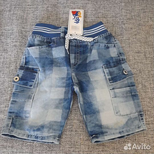 Джинсовые шорты новые для мальчика
