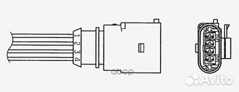 Датчик кислородный OZA603VW1 (заменен на 96645)