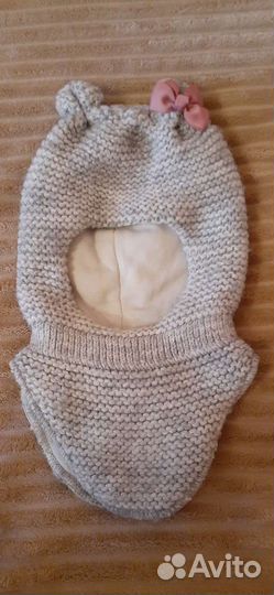 Шапка шлем для девочки