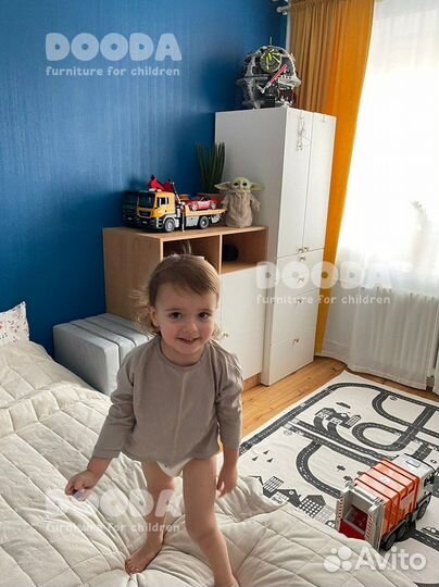 Детский шкаф Лумми c дверками с доставкой