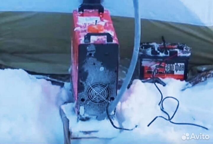 Дизельная печка для палатки зимней рыбалки