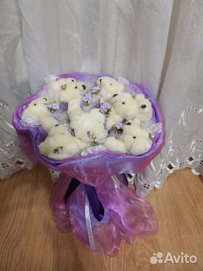 Букеты из мягких игрушек