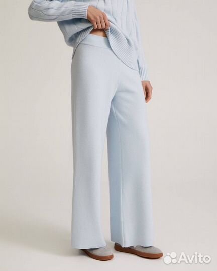 Шикарный теплый вязаный костюм