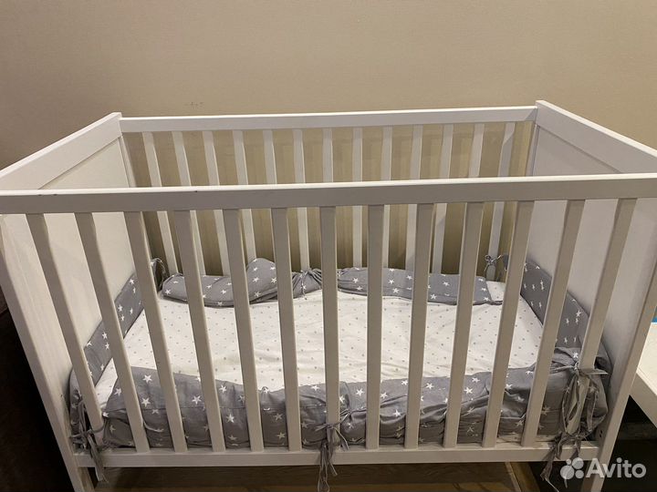 Детская кровать IKEA сундвик С аксессуарами