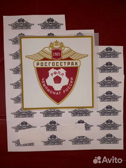 Патчи футбольные шевроны