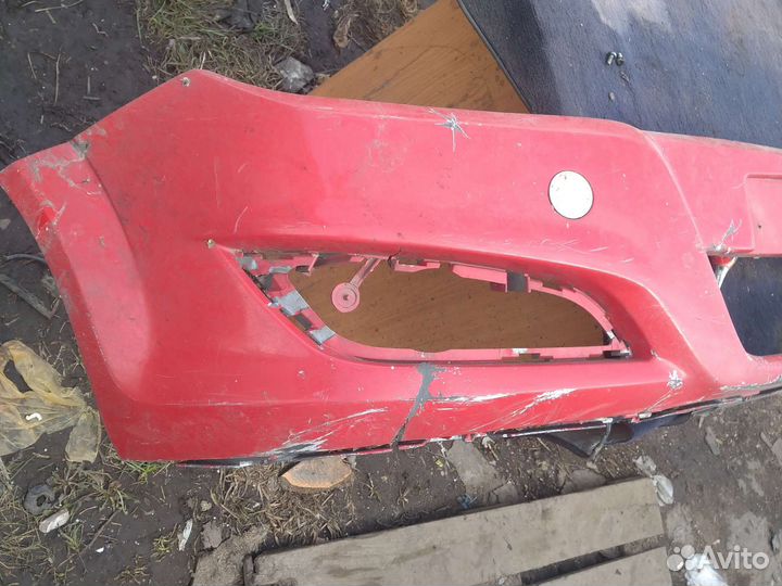 Бампер передний на opel astra h хэтчбек
