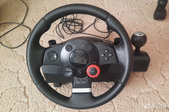Игровой руль logitech driving force gt