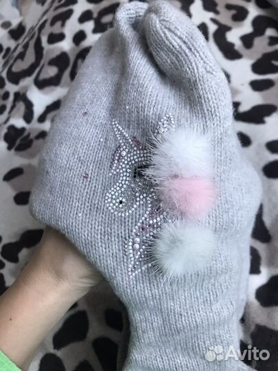 Шапка шлем для девочки