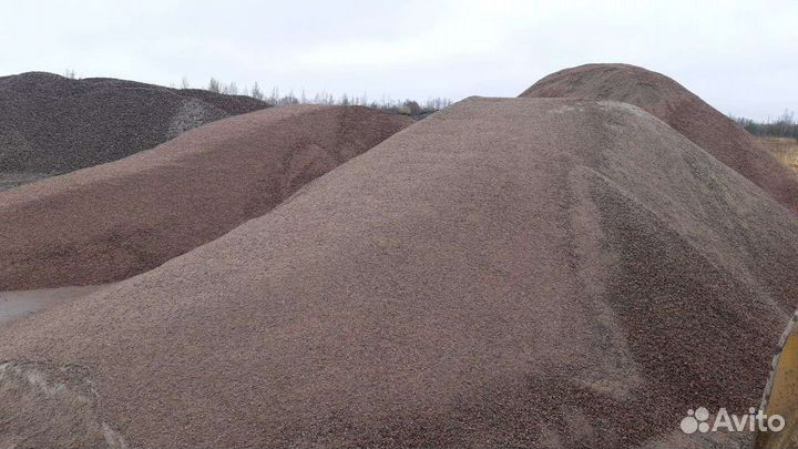 Гранитный отсев розовый