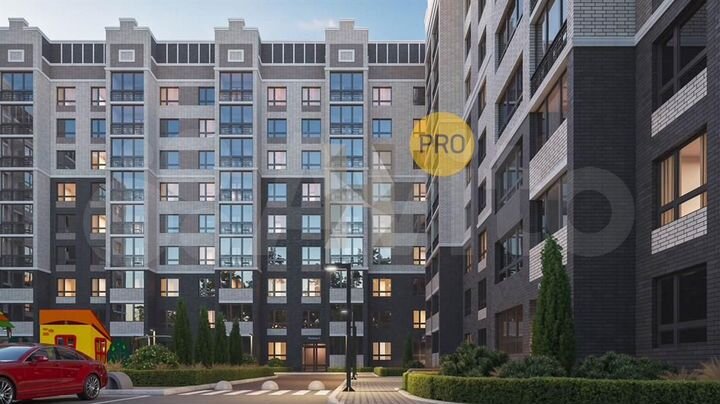 Квартира-студия, 27,4 м², 8/9 эт.