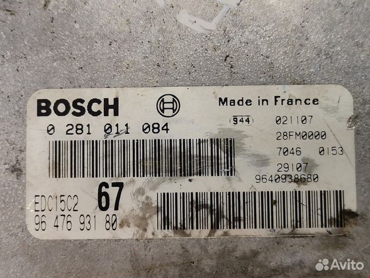 Блок для Peugeot-Citroen Picasso