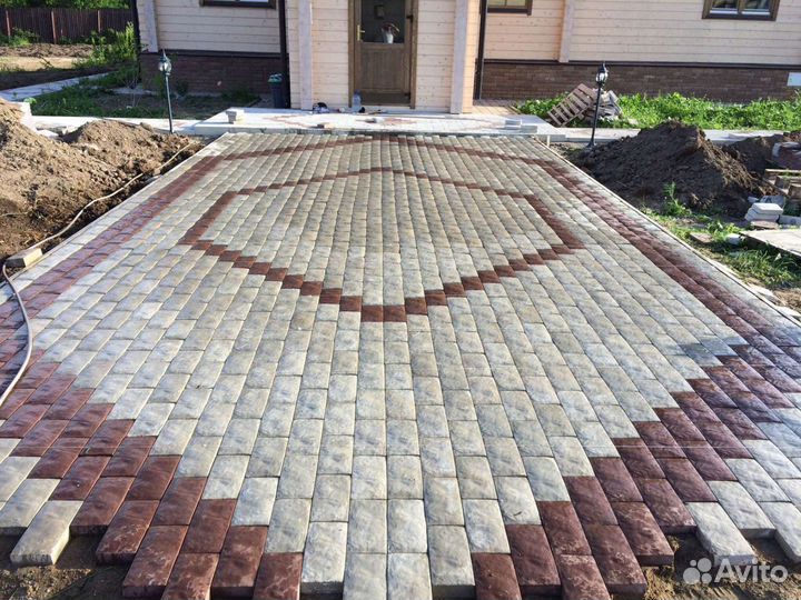 Тротуарная плитка от производителя.укладка