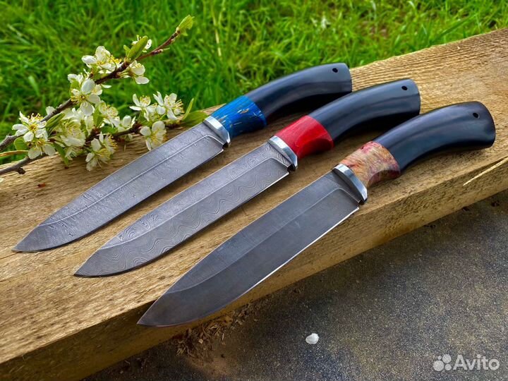 Охотничьи ножи дамасск