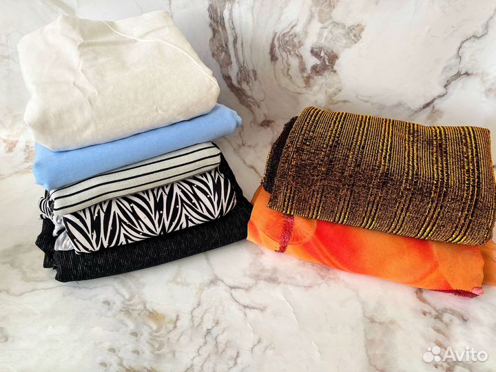 Отрезы тканей пакетом