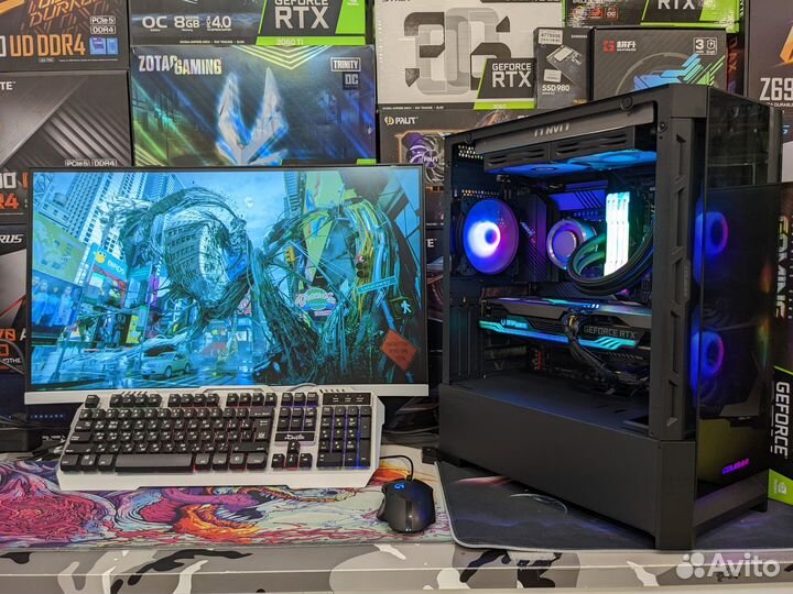 Игровой пк Ryzen 5 5600X RTX 3060 Ti 8GB DDR4 16GB