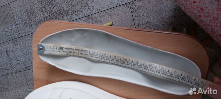 Мужские кожаные кеды 43