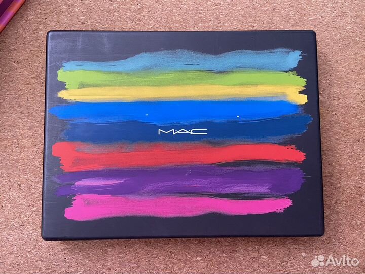 Палетка теней Mac и хайлайтер Marc Jacobs